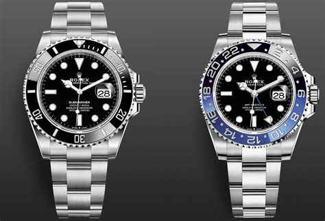 rolex gmt master 2 ou submariner|rolex gmt vs submariner models.